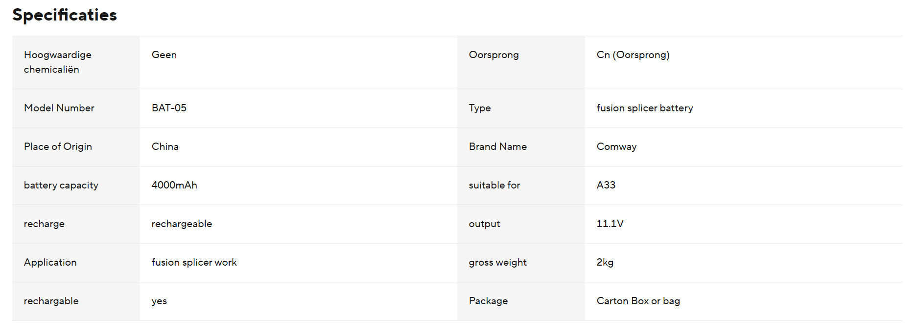 comway-battery-A33-4000mah-03